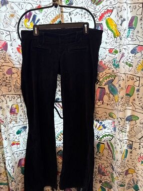 Sky ultra low rise light weight stretch wide leg cords